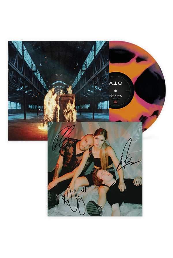 fever (deluxe) Signed Orange Purple Splatter Vinyl